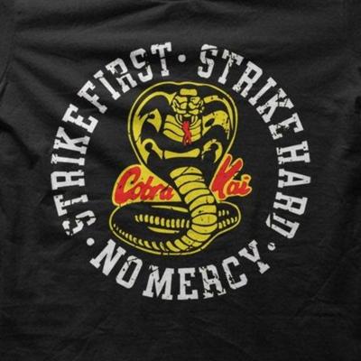 Cobra Kai Karate Kid No Mercy Cotton T-shirt