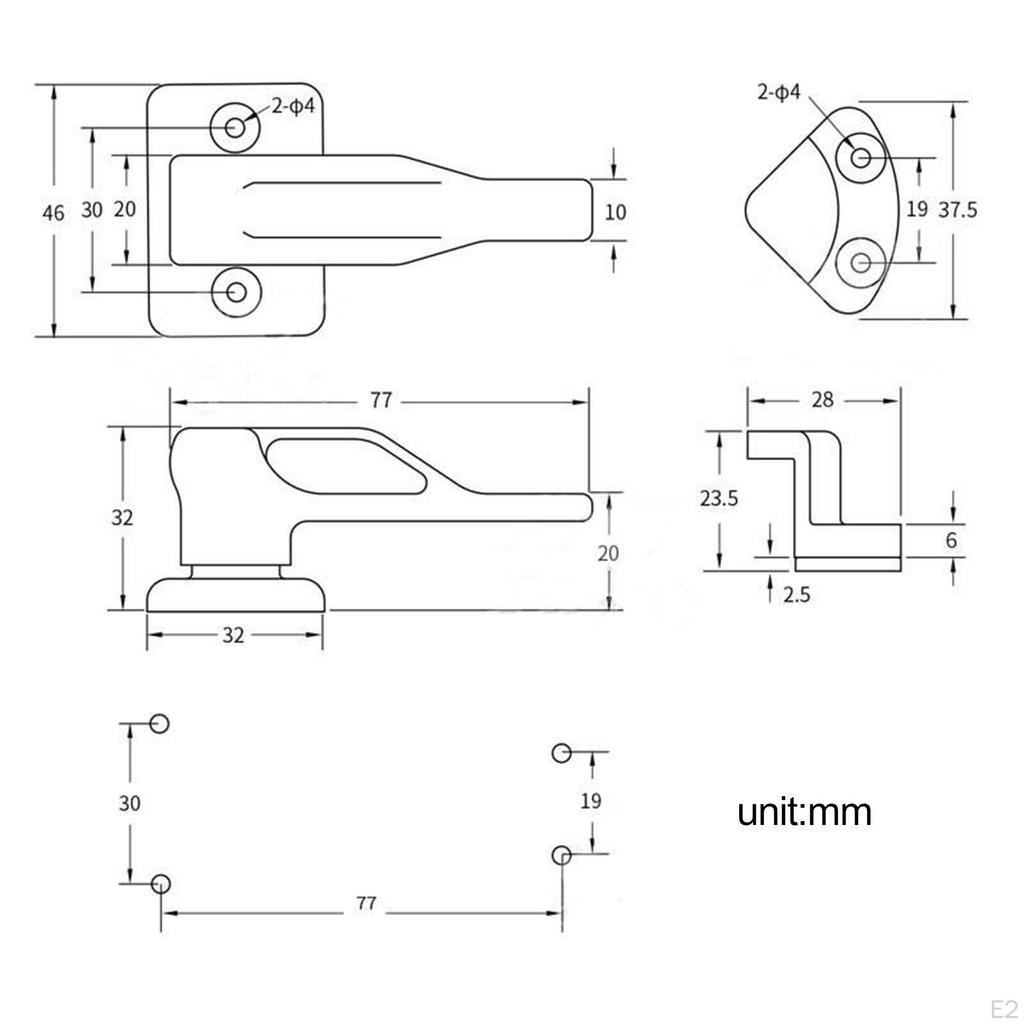 Защелка шкафа для автодома, держатель, нейлоновые аксессуары, шкаф для дома на колесах, путешествия