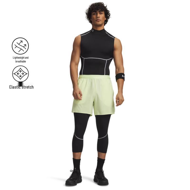 Under Armour Мужские компрессионные тренировочные штаны 3/4 HeatGear Elite