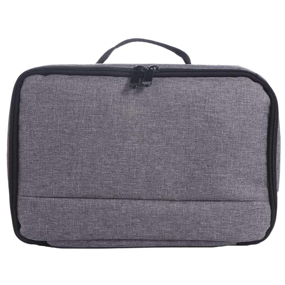 Portable Carry Handbag Projector Storage Bag Waterproof Business Style Projector Carrying Bag Simple Grey Projector Case Outdoor