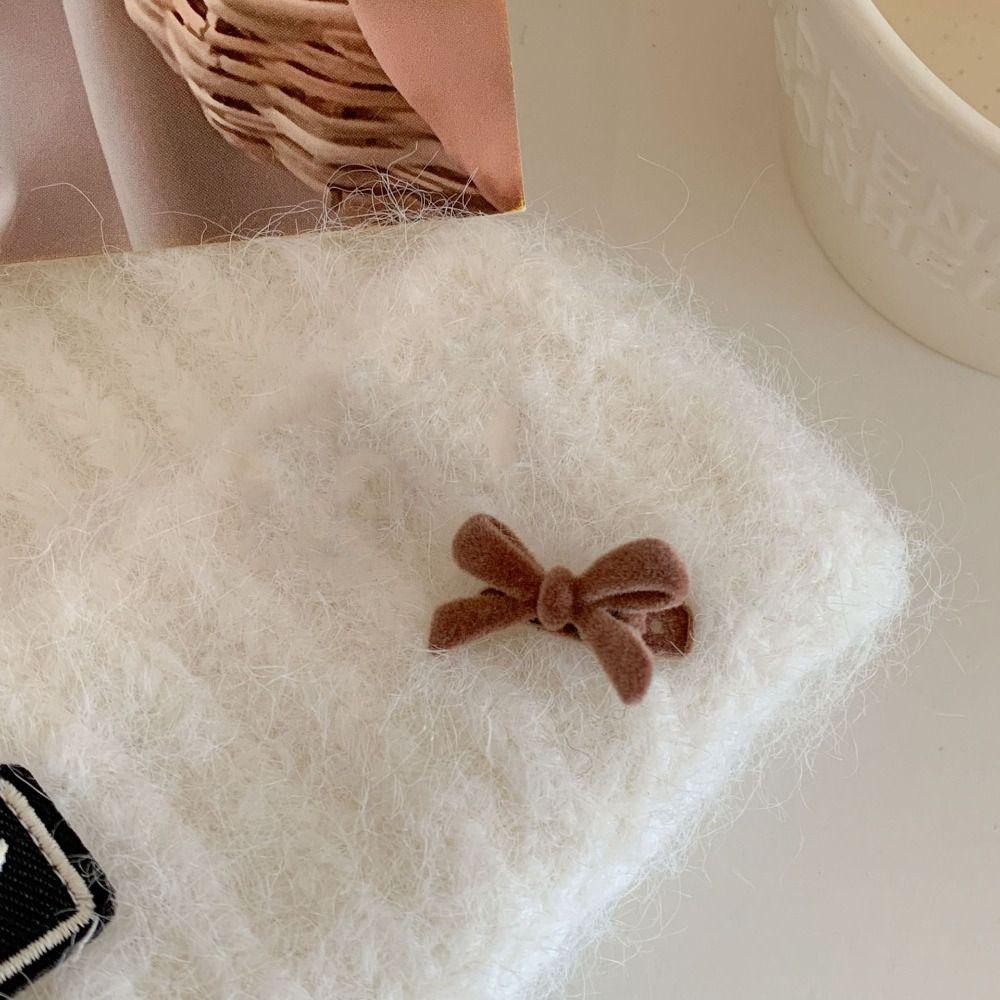 Женский бант Головной убор Бант Заколки для волос Инструменты для укладки волос Мини-заколки Бант Бархатная заколка