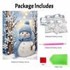 Christmas Pearl Painting Kit Handmade DIY Snowman Snowflake Winter Scene Home Decoration Painting