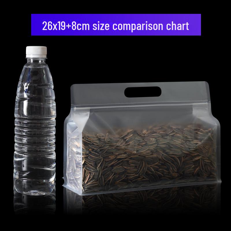 Прозрачные утолщенные пакеты с застежкой Ziplock для упаковки продуктов питания, орехов, сухофруктов и новогодних товаров