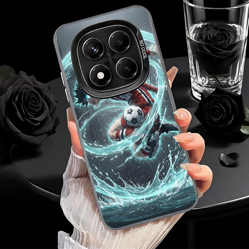 Синий чехол-бампер L-Lock Isagi Yoichi для Samsung Galaxy S24 S25 FE S26 Edge S23 Ultra S22 Plus S21 + Ударопрочный задний чехол S