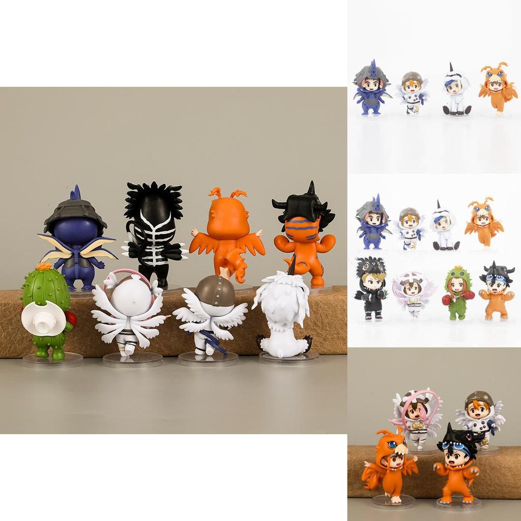 Изысканные ПВХ Аниме Фигурки Digimon Taichi Yamato Sora Koushiro Mimi Коллекционный Набор