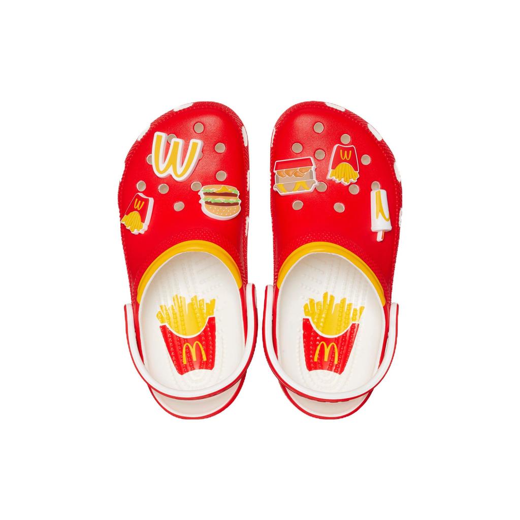 McDonalds X Crocs Classic Clog Ronald McDonald Unisex Sneakers Red Yellow White 209858-90H