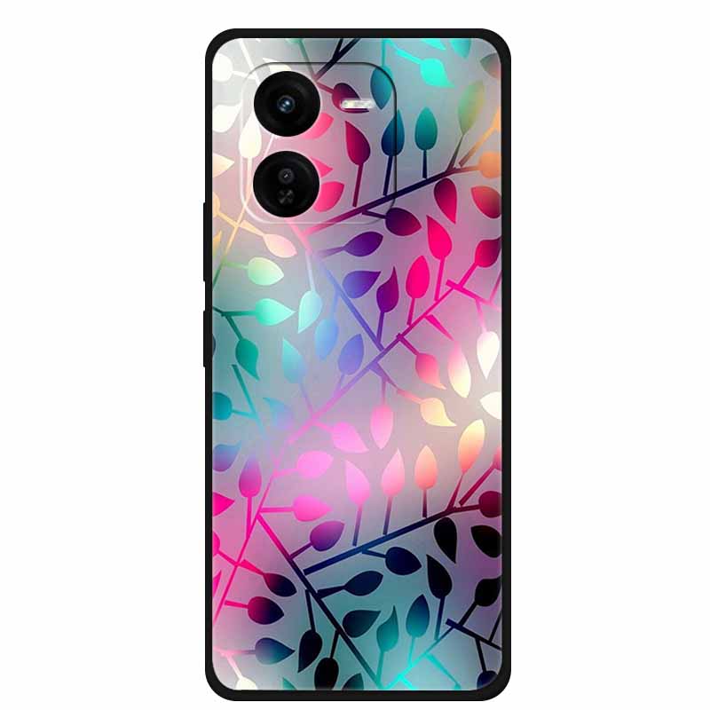 For iQOO Z9x Z9 Turbo 5G Case Luxury Fashion Soft Silicone Phone Case For iQOO Z9 Turbo 5G Cover Shockproof TPU Protector Capa