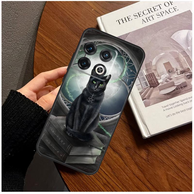 Witch Cat For OnePlus 13R 10R 12R 10T 8T 13T 11 12 13 15 Case For OnePlus Nord 5 CE 2 3 4 Lite N20 N30