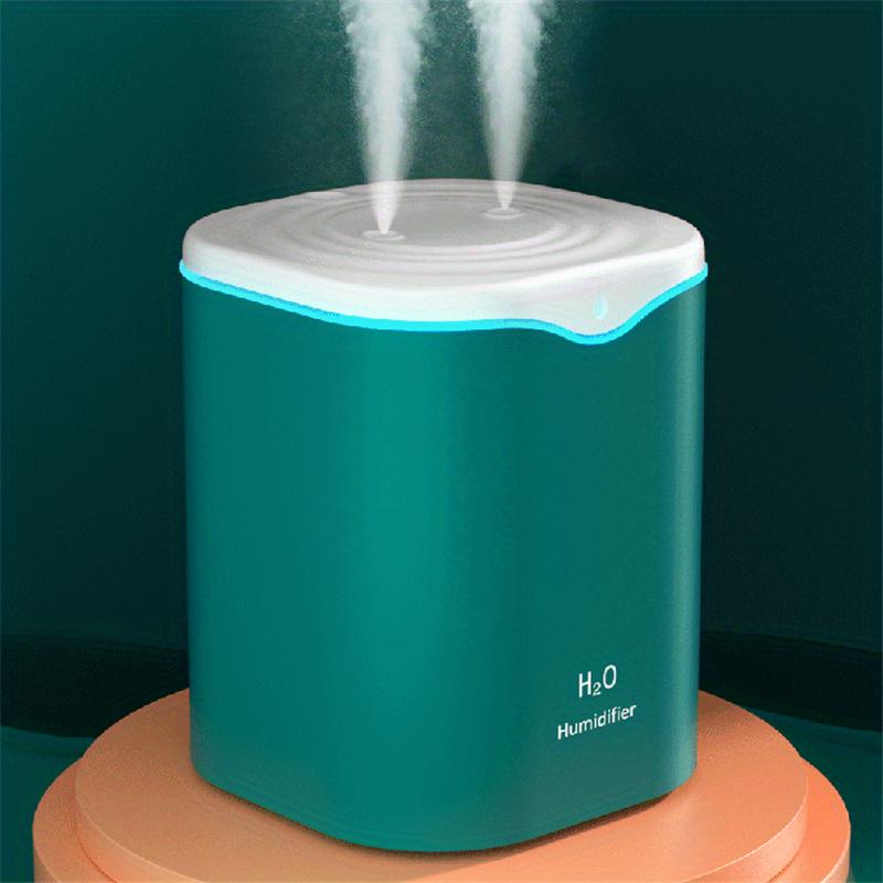 2000 мл увлажнитель воздуха с двойным распылением, насадка для распыления прохладного тумана, большая емкость, цветной ночник, USB H2O, диффузор, увлажнитель воздуха