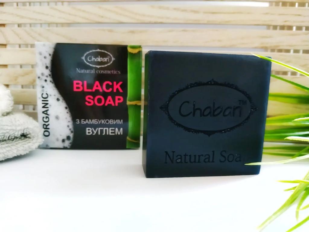Organic Soap with Bamboo Charcoal Chaban 100 G