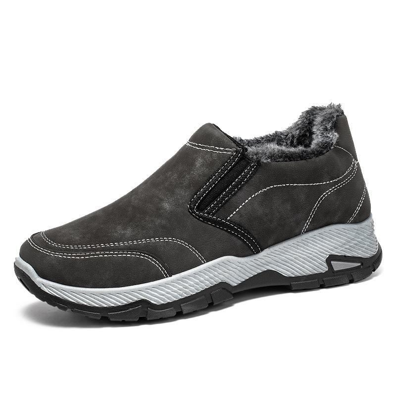 Men's shoes cotton shoes winter new velvet thickened breathable cotton shoes casual shoes men's shoes lazy shoes men