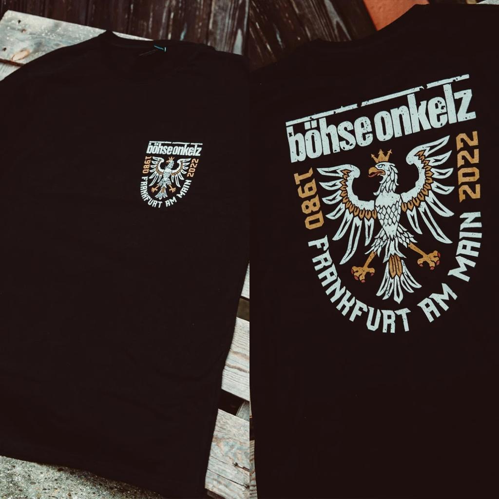 Böhse Onkelz Мировой Тур Периферия Печатная Мужская Футболка Спорная Футболка Оверсайз Y2k Летняя Повседневная 100% Хлопок Унисекс Футболка Топ