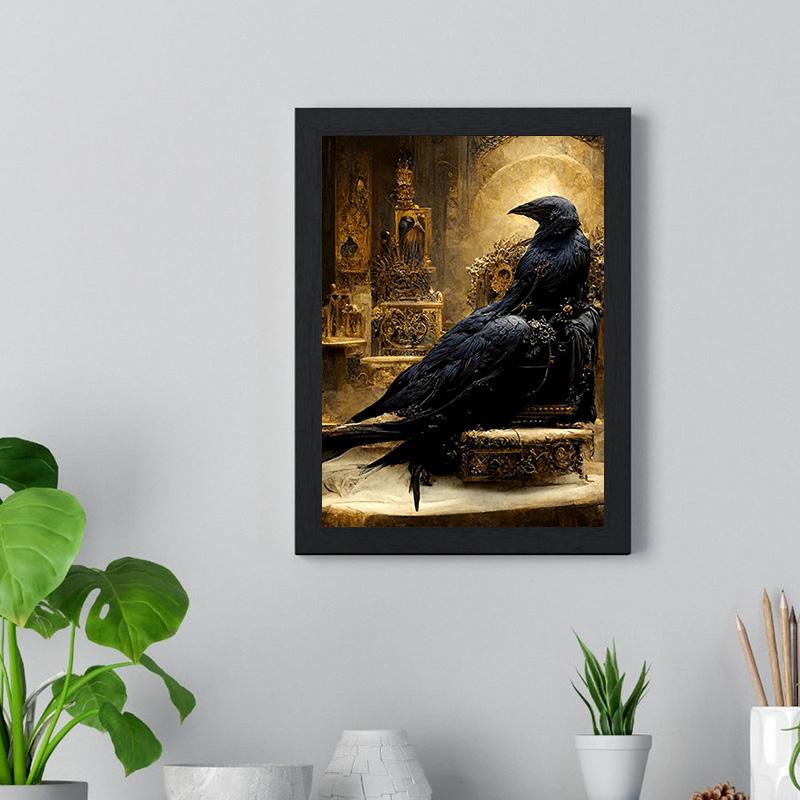 Raven Queen Sacral Redemption Плакаты и принты Настенные художественные картины Цветочные люди Картина на холсте Гостиная Домашний декор Cuadros