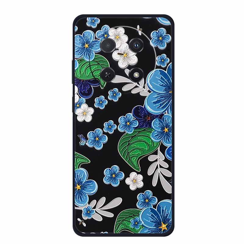3D Тисненый Чехол Для Huawei Nova 14i Чехол Для Телефона Coque Цветы Силиконовый Мягкий Задний Чехол Для Huawei Nova 13i Y91 12i Чехол Funda Para