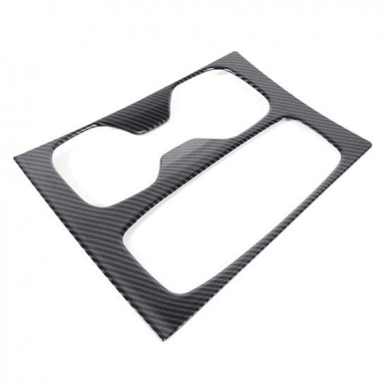 Center Control Gear Panel Trim For Hyundai Santa Cruz -2024 ABS Carbon Cover