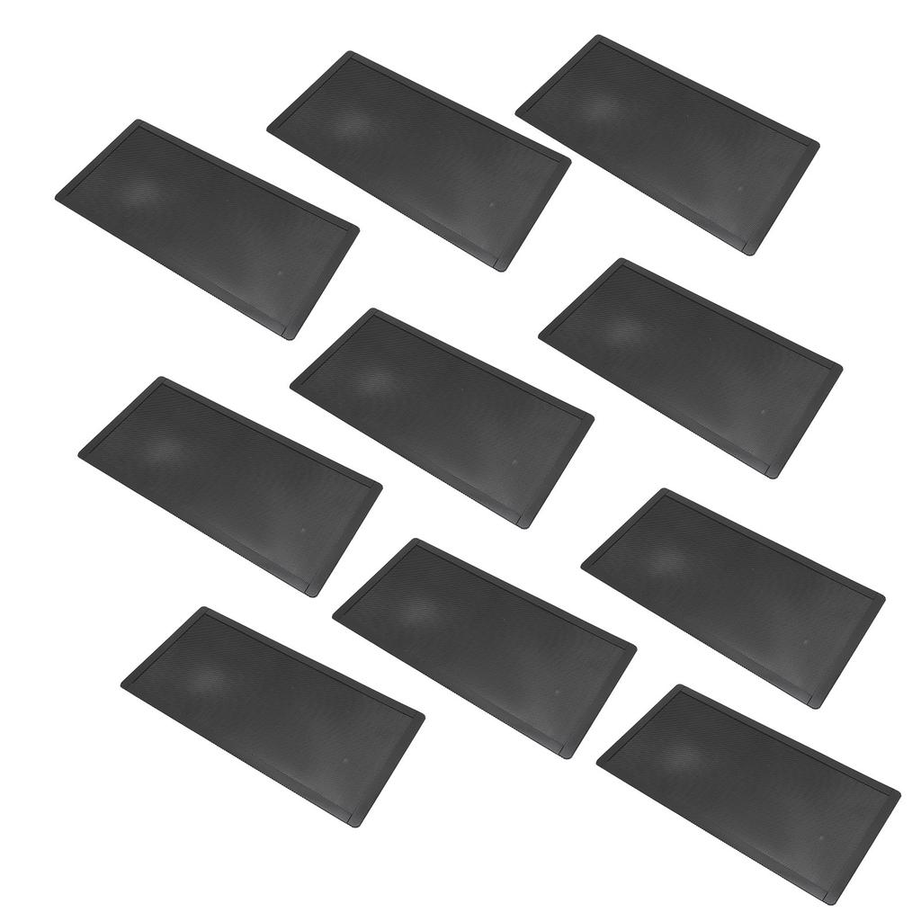 10pcs Fan Dust Filter Mesh Soft Magnetic Dust Filter Cover PC Case Fan Cover Grills for Computer