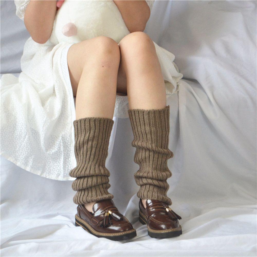 Lolita Halloween Costume Accessories Girls Women Hosiery Foot Cover Knitted Socks Wool Leg Warmers
