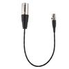 Full Copper Casing Mini XLR 3pin Female To Zinc Alloy Casing XLR 3pin Male Audio Cable