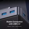 Baseus Док-станция SteamDeck Док-станция Type-C Адаптер USB-C к порту Gigabit Ethernet Адаптер HDMI 4k60Hz