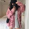 Autumn and Winter Women's Loose Sweater Jacket Female Leopard Retro Long-sleeved Knitted Cardigan Comfortable Versatile and Fashionable