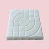 Create Stunning Garden Walkways with Reusable Plastic Paving Mold for Concrete Tiles DIY