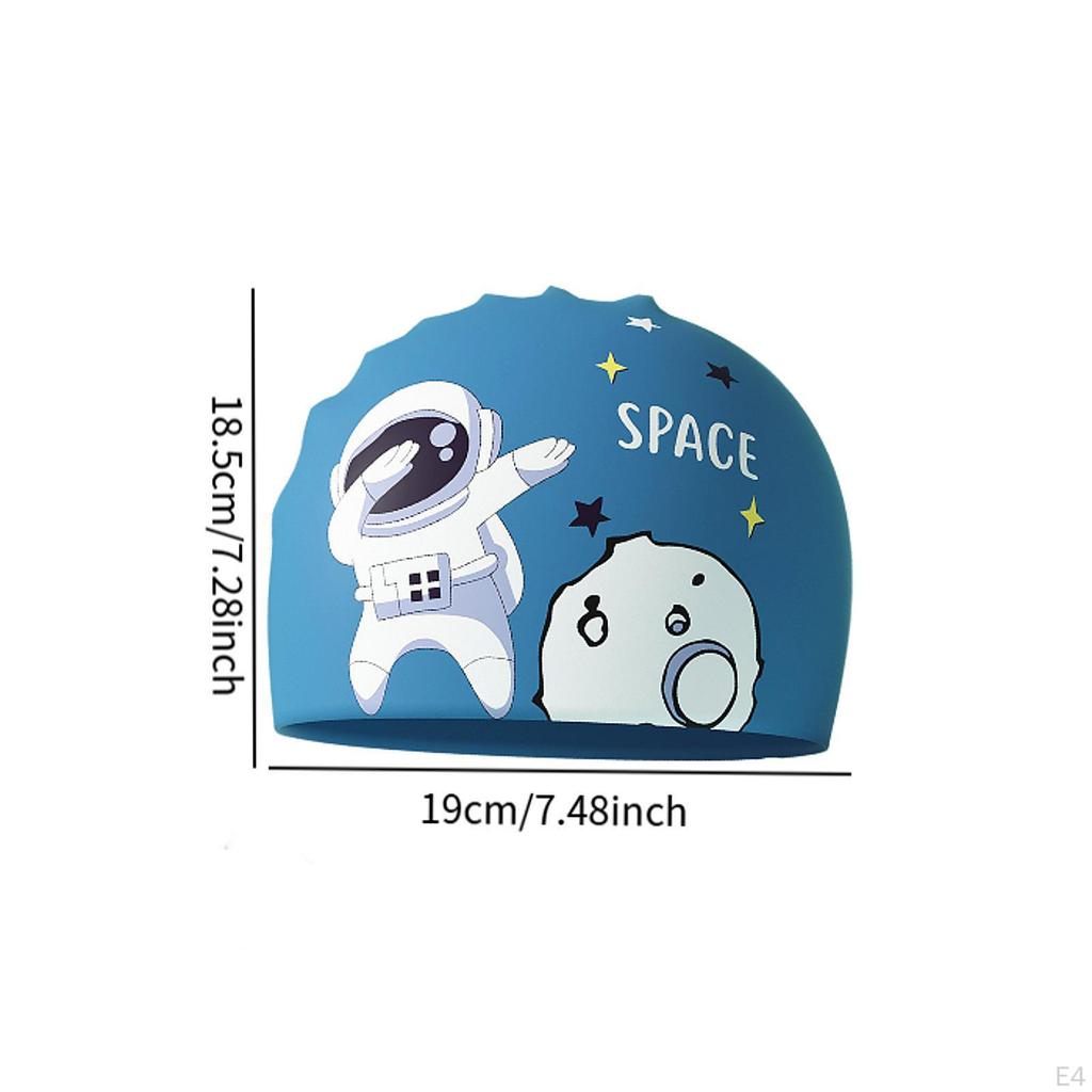 Детская шапочка для плавания Шапочка для душа Нескользящая для детей Мужчин Женщин Легкая для плавания в воде