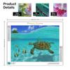 Алмазная живопись, вышивка, морская черепаха, картина с животными, полная круглая Алмазная мозаика, украшение для дома 30x40 см/12x16 дюймов