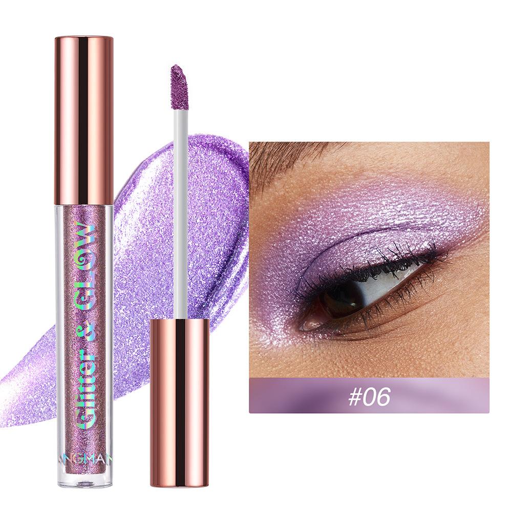 Shine Diamond Тени для век Крем-блеск Glow Металлическая палитра теней для век Стойкие блестящие пигментированные жидкие тени для век Косметика