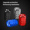 AAVZ1 4Pcs Car Wheel Tire Valve Caps Metal Waterproof Dust Covers compatible compatible for DS DS4S DS5 5LS DS3 DS4 DS6 DS7 DS9 WILD RUBIS SPIRIT E-