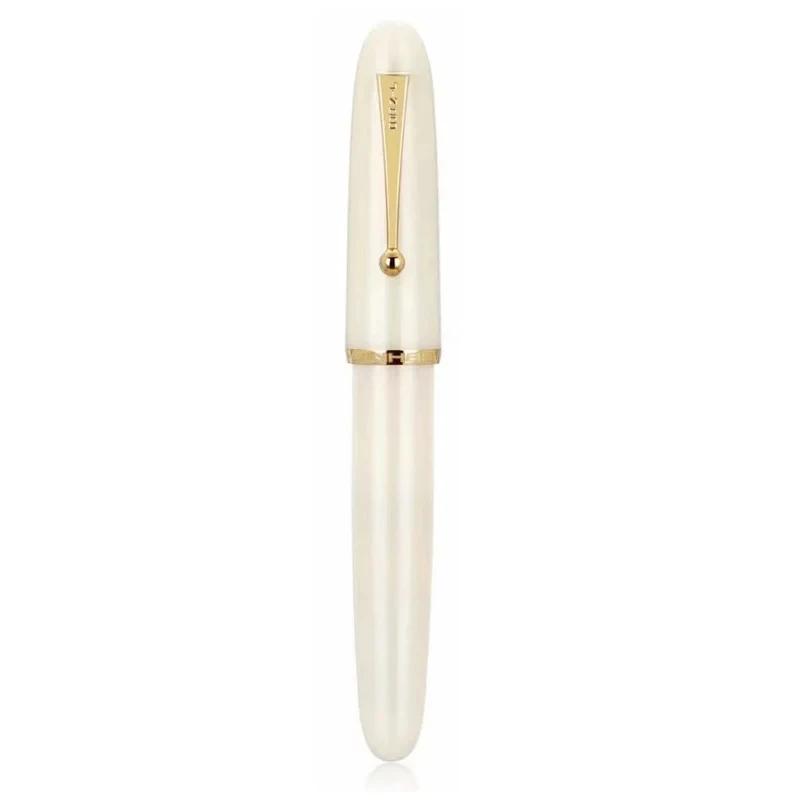 JinHao 9019 Роскошная перьевая ручка Роскошная Элегантная Акриловая Прозрачная Вращающаяся ручка F M Канцелярские товары Офисные Школьные принадлежности Пишущая ручка