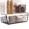 Dormitory Essentials Under-Shelf Storage Basket for University Desks and Wardrobes