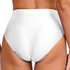 Гладные женские трусики-слипы M-XXL Однотонные Эластичный пояс Нижнее белье Купальный костюм Низ