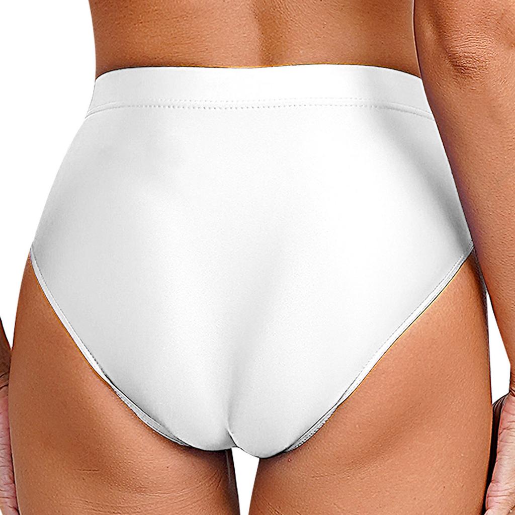 Гладные женские трусики-слипы M-XXL Однотонные Эластичный пояс Нижнее белье Купальный костюм Низ