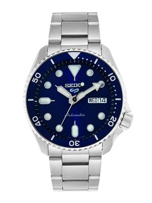 Seiko 5 SRPD51K1 Автоматические Спортивные Мужские Часы, Стальные, Синие,