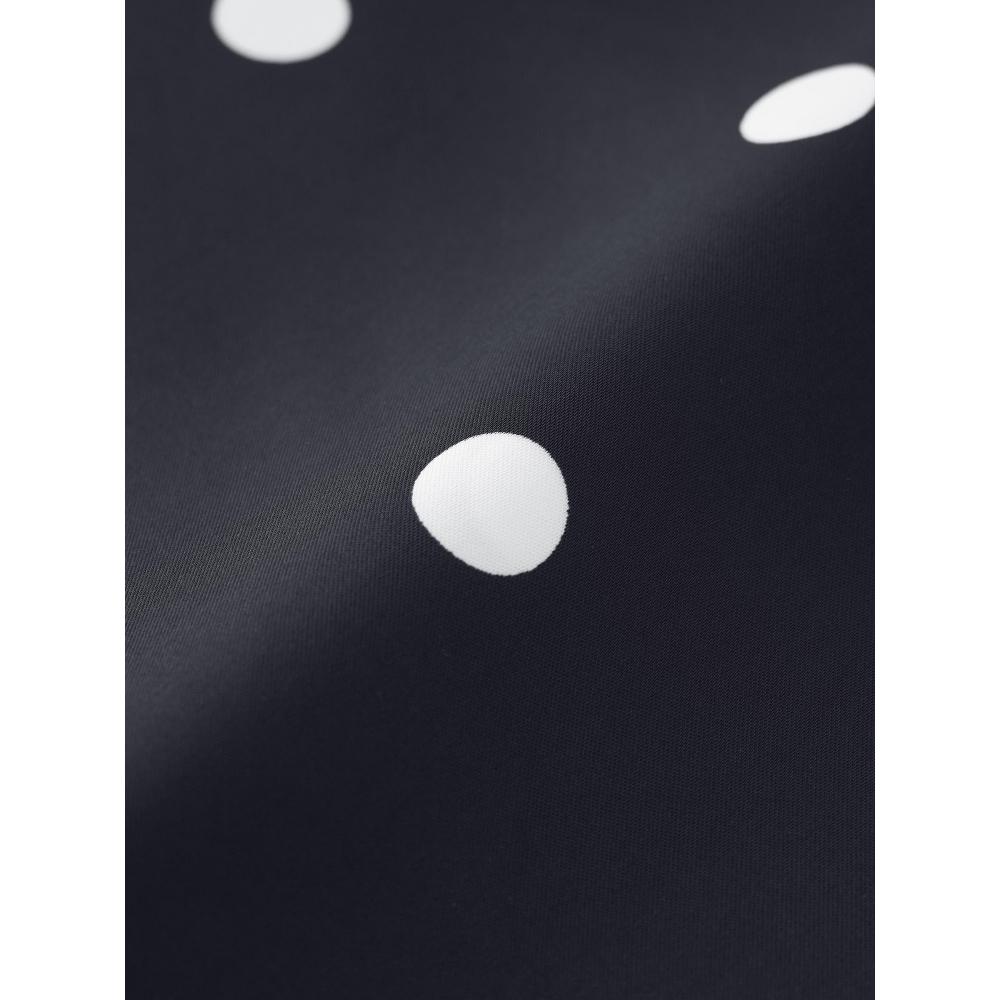 GU by Uniqlo Сатиновая юбка-клеш в горошек