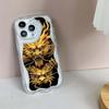 Волнистый чехол для телефона N34 с дизайном «Год Дракона» для iPhone 15 14 13 Pro Max Samsung S24 S23 Ultra A54 A14 A12 Xiaomi Redmi 13C, мягкая задняя крышка Huawei