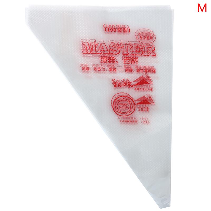 20шт пищевой пластиковый мешок для кондитерских изделий с глазурью, украшение для торта с помадкой