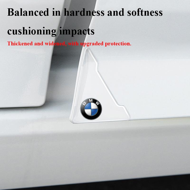4Pcs Car Door Corner Cover Bumper Crash Protection Stickers For BMW E60 E46 E39 E38 E90 E36 F30 E30 E31 E34 F10 F20 E87 E92