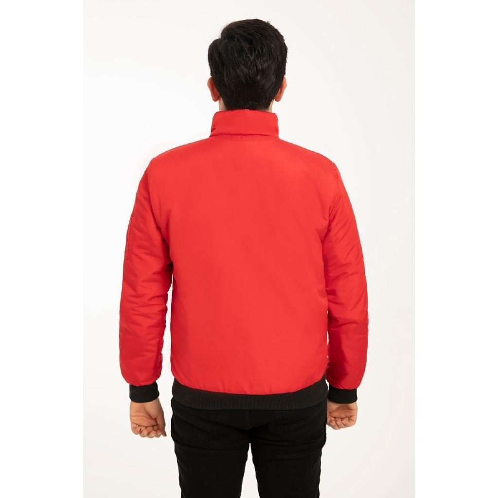 Мужское сезонное водо- и ветронепроницаемое пальто с воротником-стойкой на черной подкладке и карманами