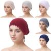 Modal Cotton Lace Base Cap & Head Wrap for Hijab