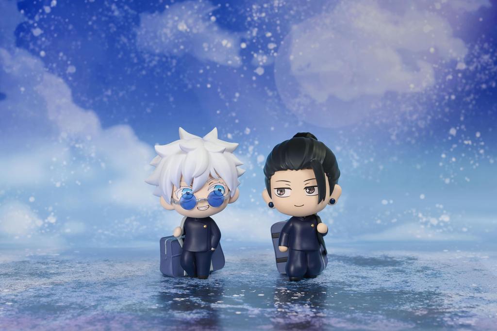 Rowtashii Шум Тэкупику Магическая Битва Кайдзюцу Разрушитель Годзё Сатору Старшая Школа Магии 100мм ПВХ АБС Раскрашенная Подвижная Фигурка Шар/Шар - - Прибл. &