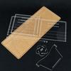 Transparent Acrylic Templates Wallet Pattern Acrylic Stencils Keychains Pattern Acrylic Templates for Leather Crafts