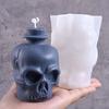 3D Skull Silicone Candle Mold DIY Mexican Day Dark Aromath Candles Soap Molds Plaster Resin Craft Gift Making Halloween Decor
