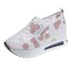 Summer Muffin Platform Casual Shoes Embroidered  Women's Shoes