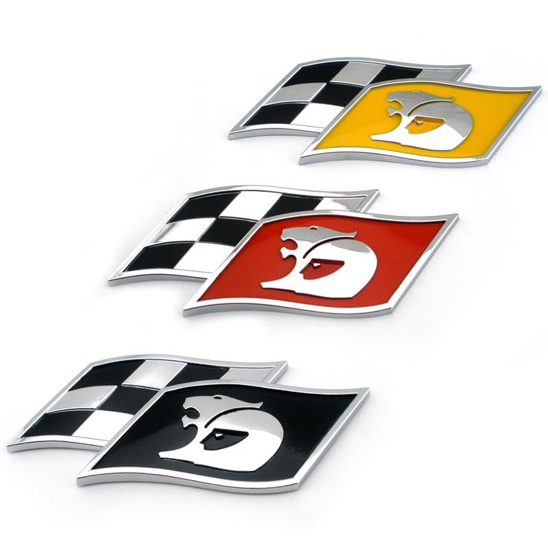 chrome Lion Flag Commodore Wagon Clubsport Gts Senator badge sticker Plastic HSV 3D Badge Emblem