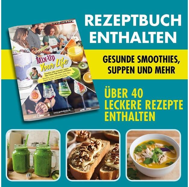 Стационарный блендер Gastroback 40987 Design Multi-Power Mix & Soup