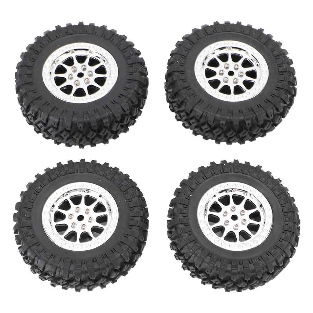 RC Car Tires Rubber Sturdy Remote Control Pickup Truck Wheel Tires Replacement for MN82