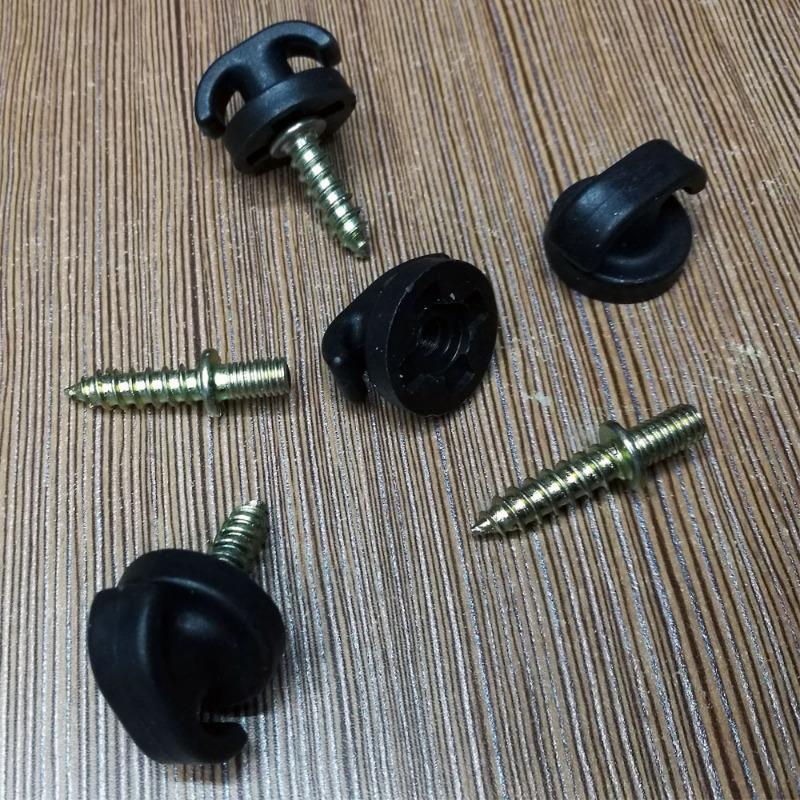 Крючки для карманов с сеткой для автомобиля Универсальный зажим для крепления сетчатого кармана для хранения Автоматические крючки для винтов багажника Аксессуары для замены автомобильных креплений