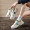 2025 Spring Little White Shoes New Korean Version Ins Female Students Platform Heightening Sports Board Shoes Casual Shoes XQ-L959