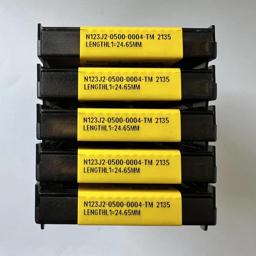Оригинальный Sandvik / N123J2-0500-0004-TM 2135 / Твердосплавная режущая пластина для станков с ЧПУ 10 шт.